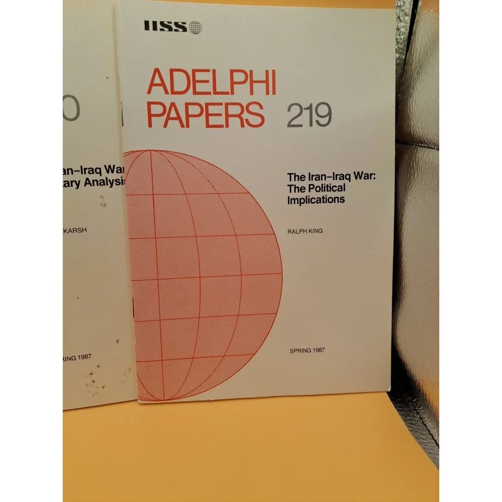 Adelphi Papers Lot of 2 Nos. 218-219 IISS 1987 Military Policy Iran-Iraq War